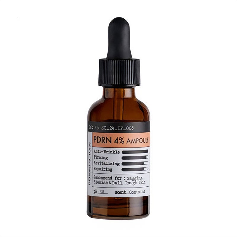 Омолоджувальна сироватка-біорепарант для обличчя Derma Factory PDRN 4% Ampoule, 30 мл